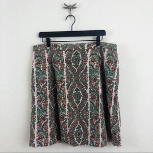 ** Boden ** floral print pleated skirt